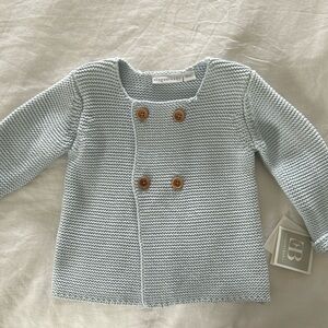 Elegant Baby light blue baby cardigan